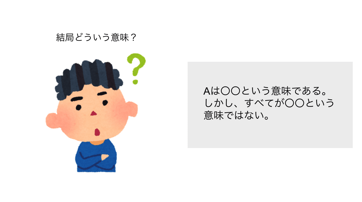 曖昧な表現はユーザーに負担をかける