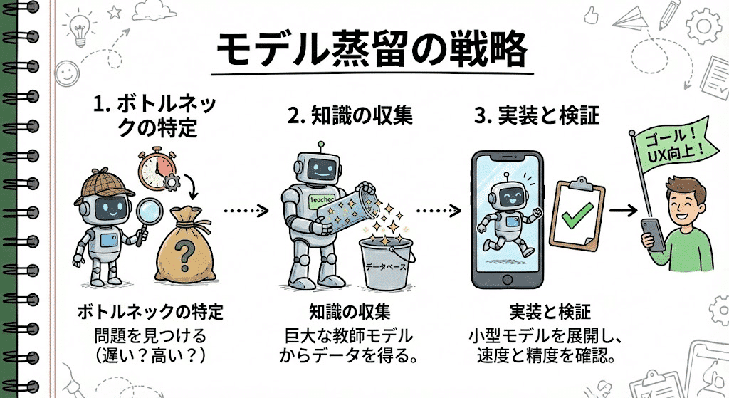 モデル蒸留の戦略